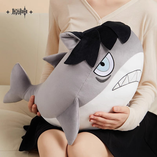 MiHoYo Wriothesley Pillow Official Genshin Impact Teyvat Zoo Themed Series Pillow Original Cosplay Plush Shark Prop Gifts