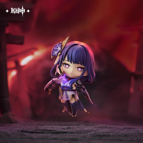 【Genuine】 Raiden Shogun Q-version Garage MiHoYo Genshin Impact Official  Kits Anime Collectible