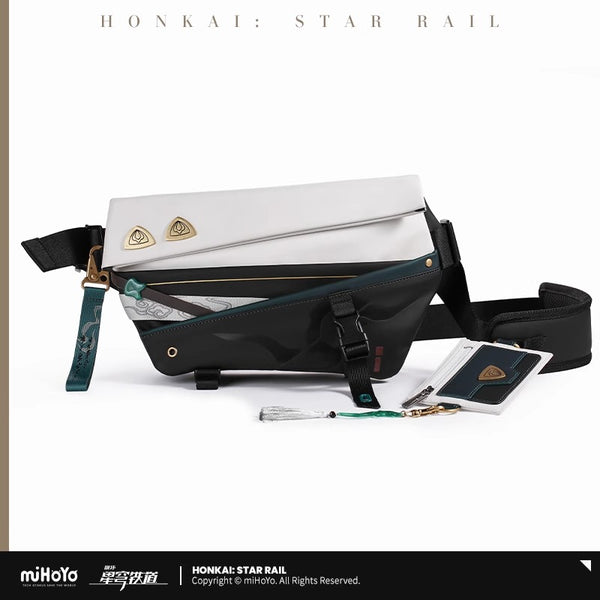 【Genuine】Dan Heng Bag MiHoYo Official Original Honkai Star Rail DanHeng Theme Impression Series Satchel Doujin Cosplay Shoulder Bag Gifts