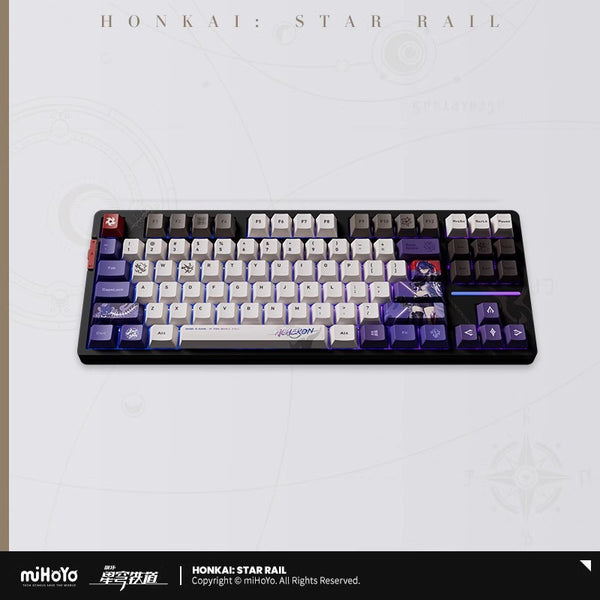 [Genuine] Acheron Keyboard MiHoYo Original Honkai Star Rail Acheron Theme Impression Series Mechanical Keyboard Doujin Cosplay