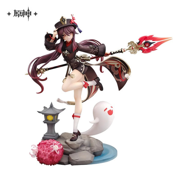 【Genuine】MiHoYo Official Genshin Impact Hu Tao Garage Kits Action Snowy Plum Fragrance Ver.1/7 Model Kits hutao