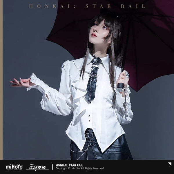 【Genuine】Kafka Shirt Official Original Honkai Star Rail Kafka Theme Impression Series Slim Shirt Doujin Cosplay Gifts