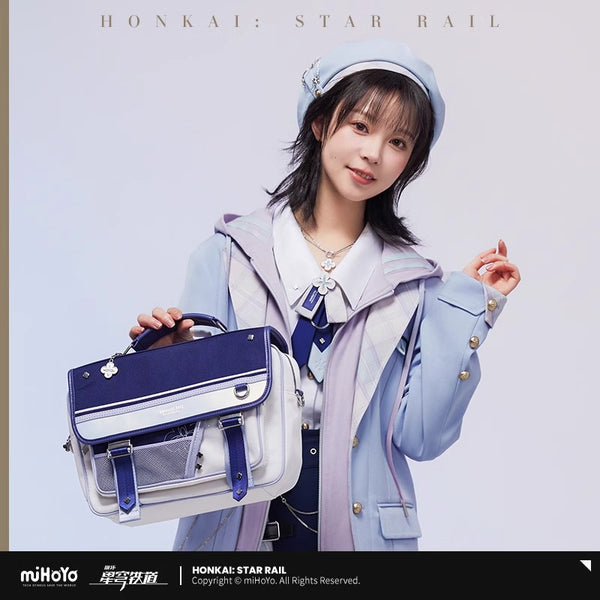 【Genuine】March 7th Satchel MiHoYo Official Original Honkai Star Rail Bag March 7 Theme Impression Series Uniform Bag Doujin Canvas Bag