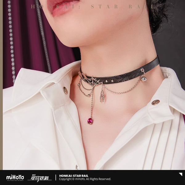 【Genuine】Kafka Necklace MiHoYo Official Genuine Original Honkai Star Rail Kafka Theme Impression Series Choker Necklace Doujin Cosplay