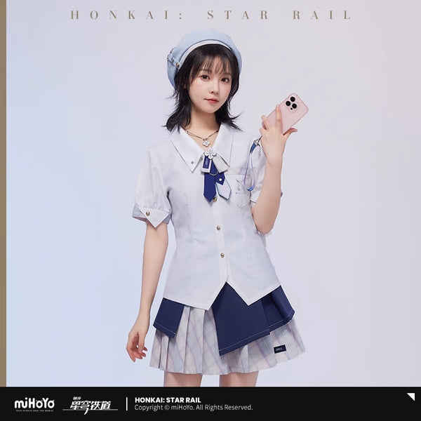 March 7th Shirt MiHoYo Official Original Honkai Star Rail March 7 Theme Impression Series Short Sleeve Doujin Derivative Shirt