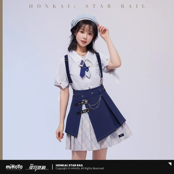 【Genuine】March 7th Skirt MiHoYo Official Genuine Honkai Star Rail March 7 Theme Impression Series Dress Doujin Derivative Skirt Cosplay