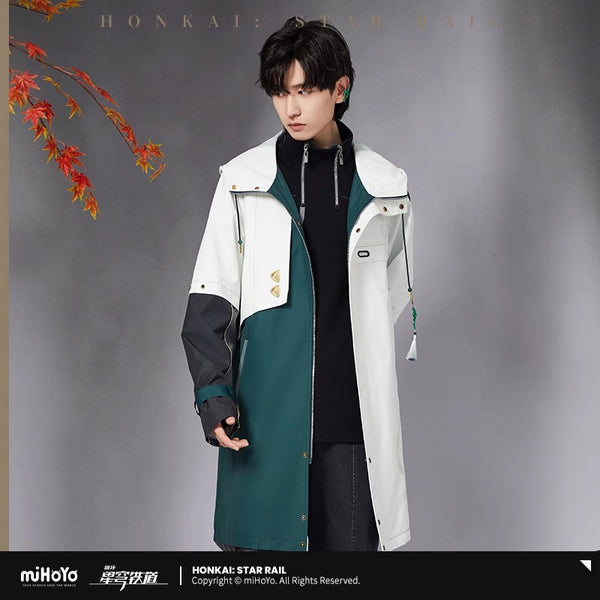 【Genuine】Dan Heng Overcoat MiHoYo Genuine Official Original Honkai Star Rail DanHeng Theme Impression Series Coat Doujin Cosplay Cloak