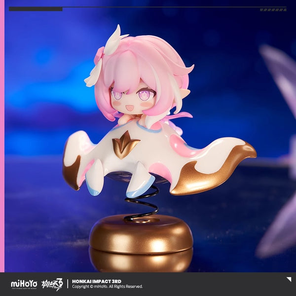 【Genuine】MiHoYo Official Original Product Honkai Impact 3 Elysia Figure Happy Shake ABS PVC Metal Statue Elysia Cute Lovers Birthday Gift