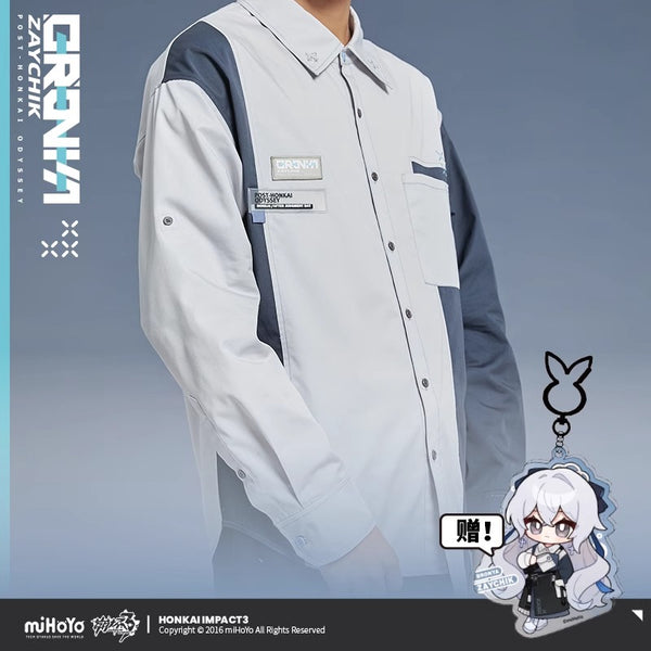 MiHoYo Honkai Impact 3 Bronya Zaychik Doujin Shirt POST-HONKAI ODYSSEY Collection Theme Blouse Unisex Top Lovers Birthday Gifts